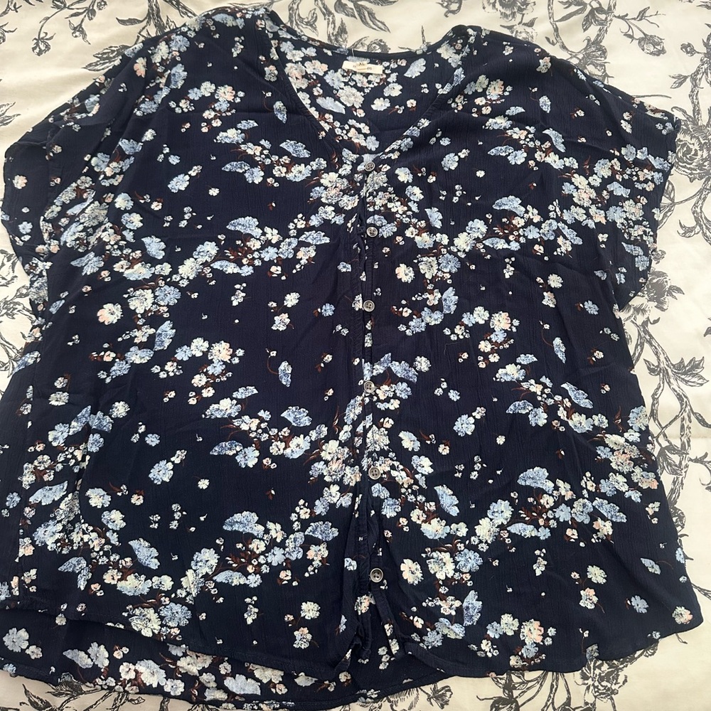 Maurice’s Floral Button Up Blouse